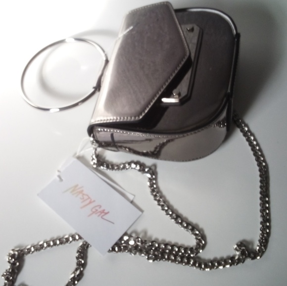 Handbags - Nasty Gal Metallic purse
